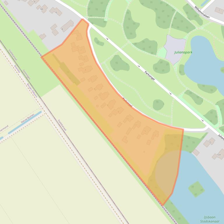 Kaart van postcodegebied 9503ED.