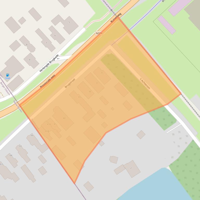 Kaart van postcodegebied 9503HM.