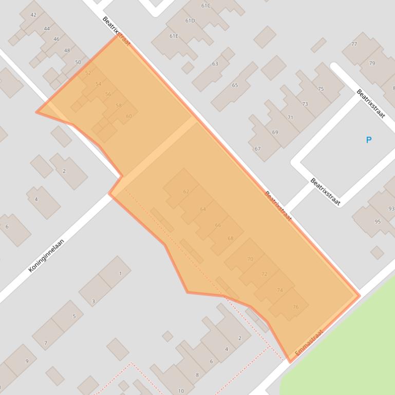 Kaart van postcodegebied 9503KS.