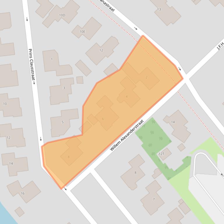 Kaart van postcodegebied 9503LJ.