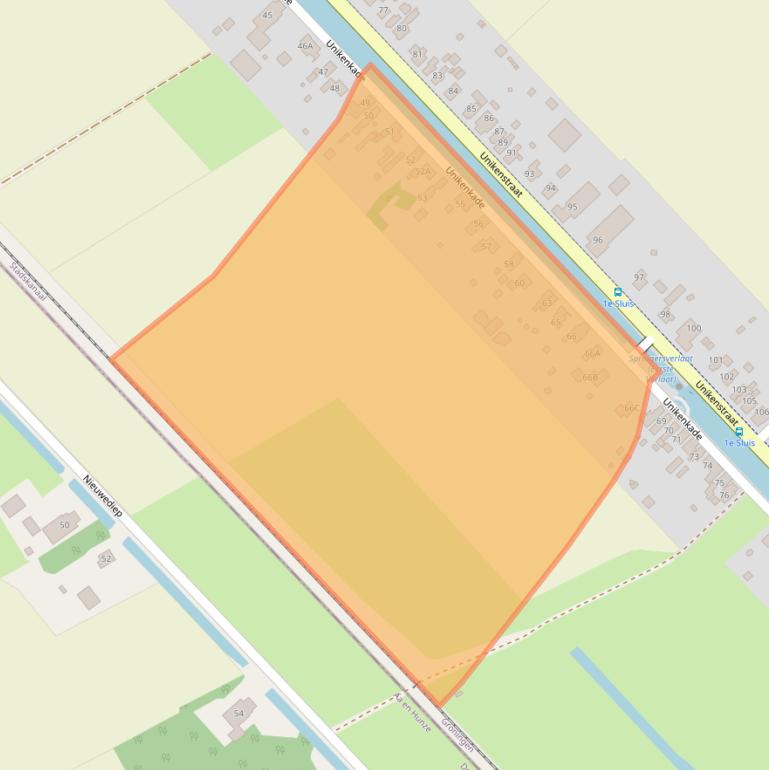 Kaart van postcodegebied 9503PG.