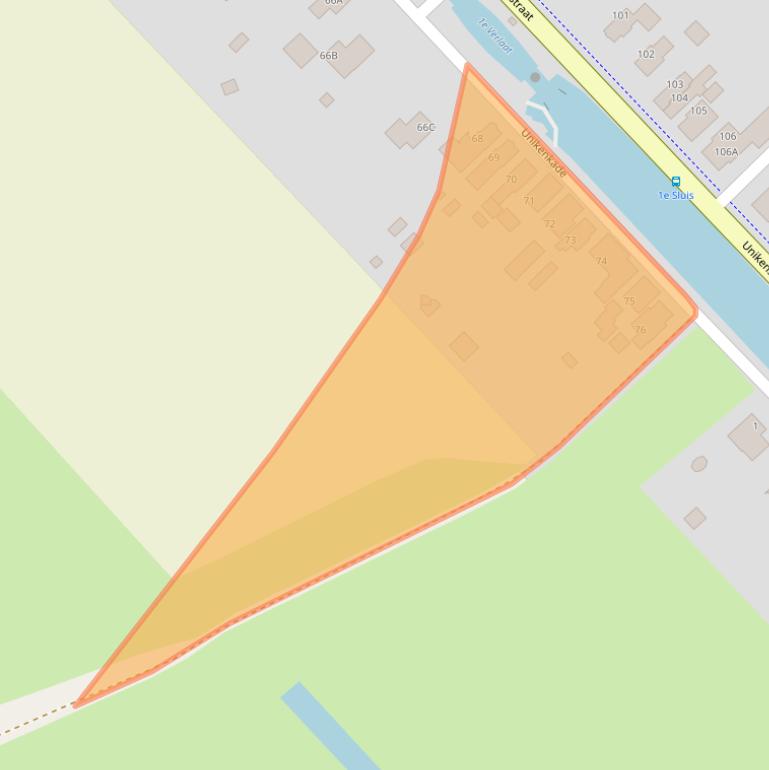 Kaart van postcodegebied 9503PH.