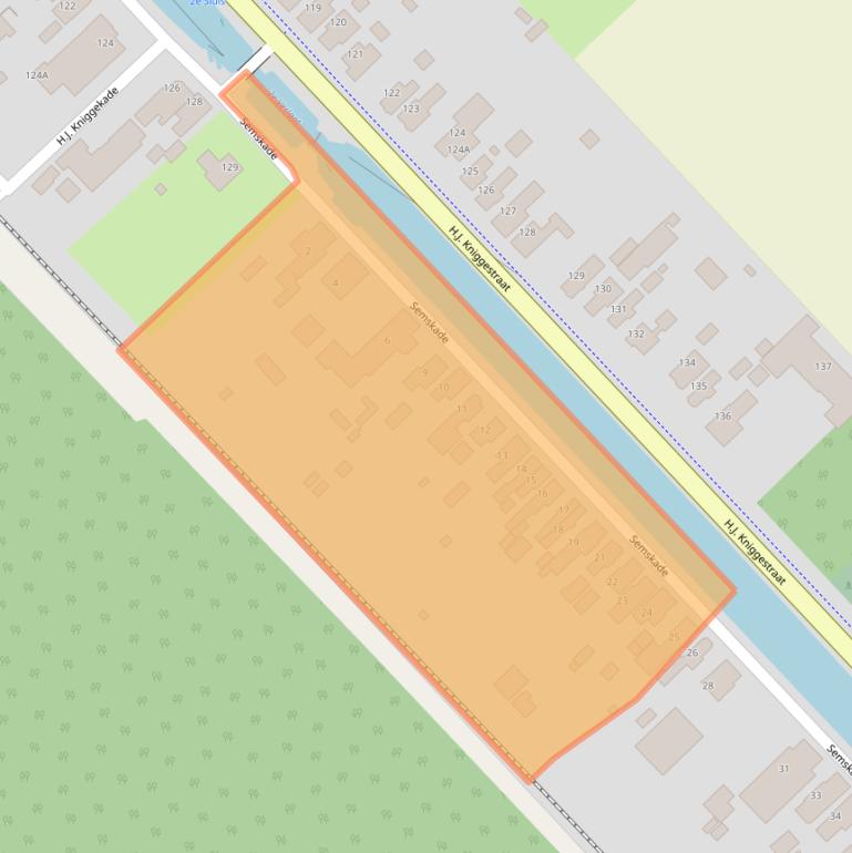 Kaart van postcodegebied 9503RA.