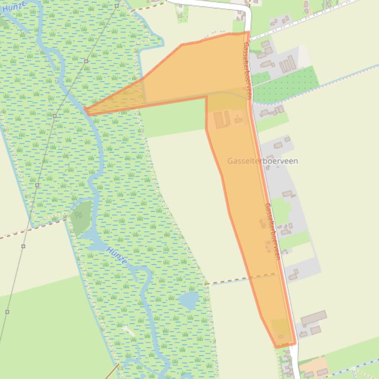 Kaart van postcodegebied 9514BR.