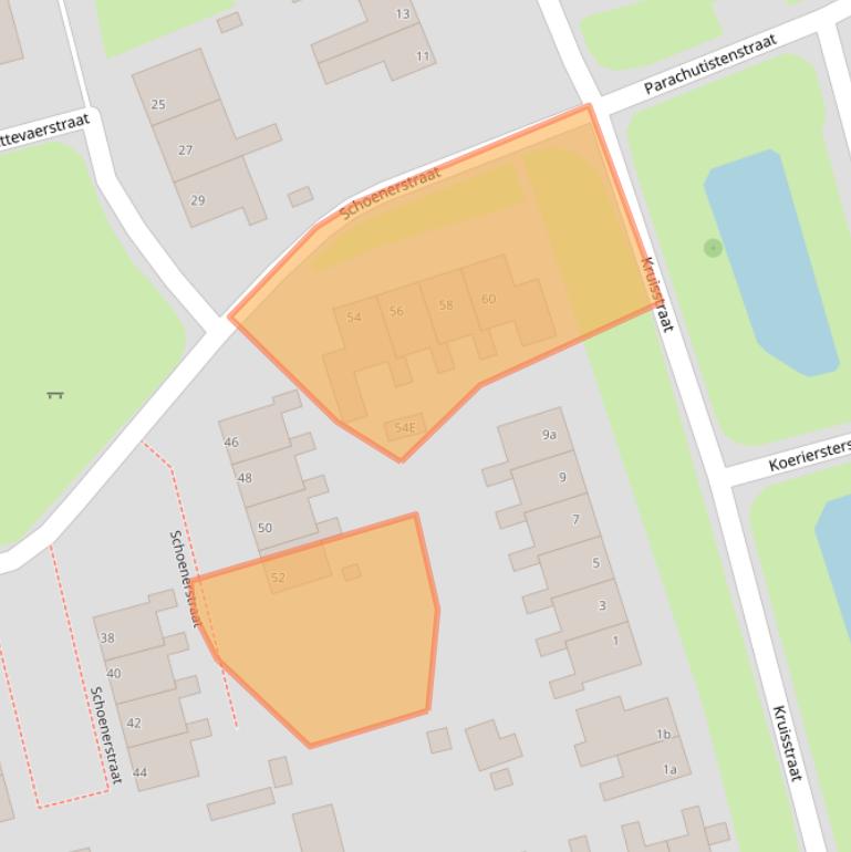 Kaart van postcodegebied 9514CD.