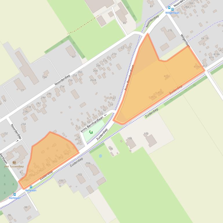 Kaart van postcodegebied 9521AL.