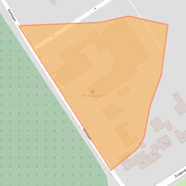 Kaart van postcodegebied 9521CB.