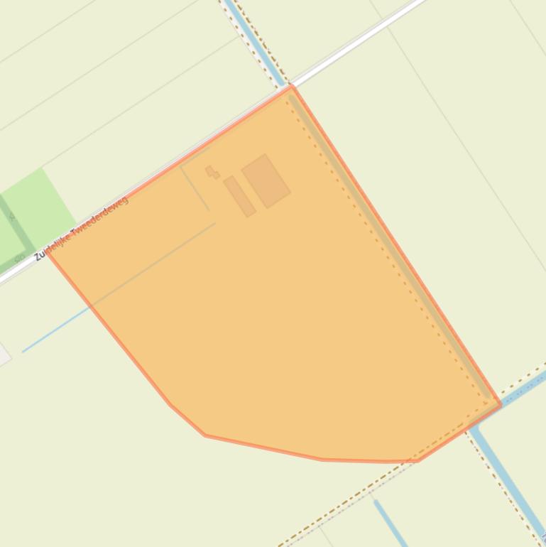 Kaart van postcodegebied 9524PN.