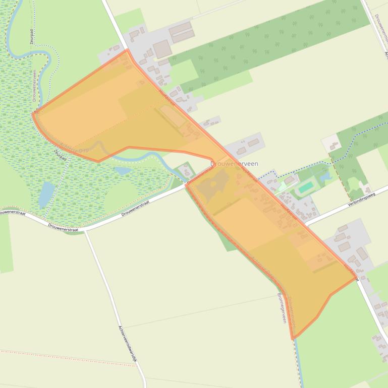 Kaart van postcodegebied 9525TD.