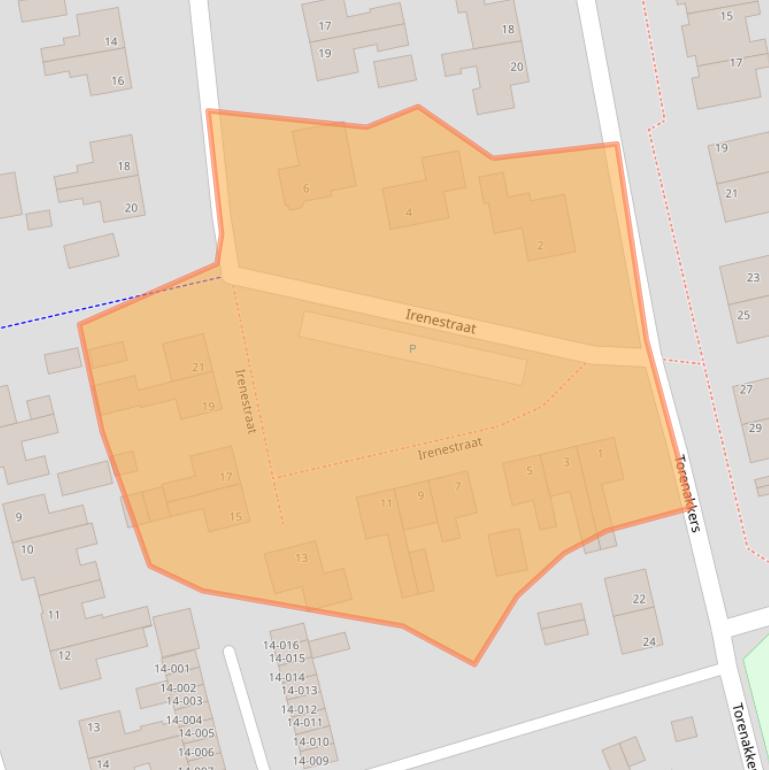 Kaart van postcodegebied 9531AP.