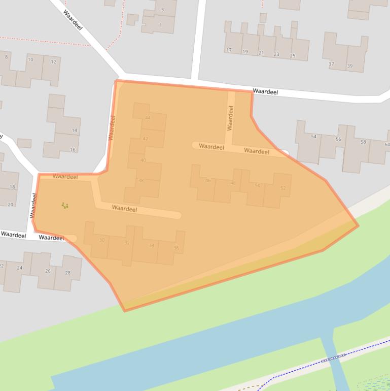 Kaart van postcodegebied 9531ED.