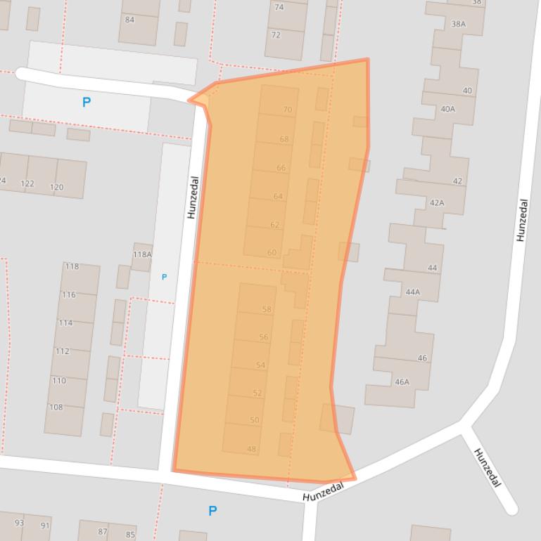 Kaart van postcodegebied 9531GJ.