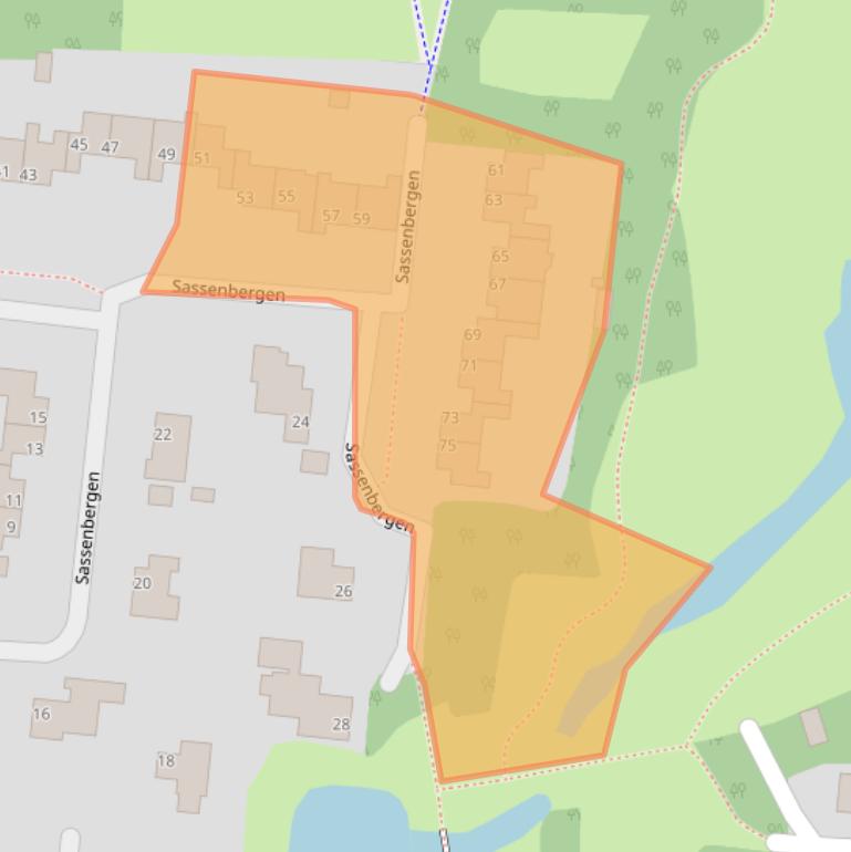 Kaart van postcodegebied 9531GW.