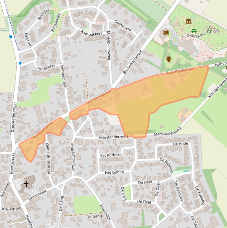 Kaart van postcodegebied 9531JV.