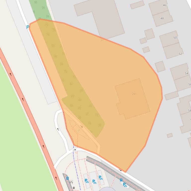 Kaart van postcodegebied 9531KB.