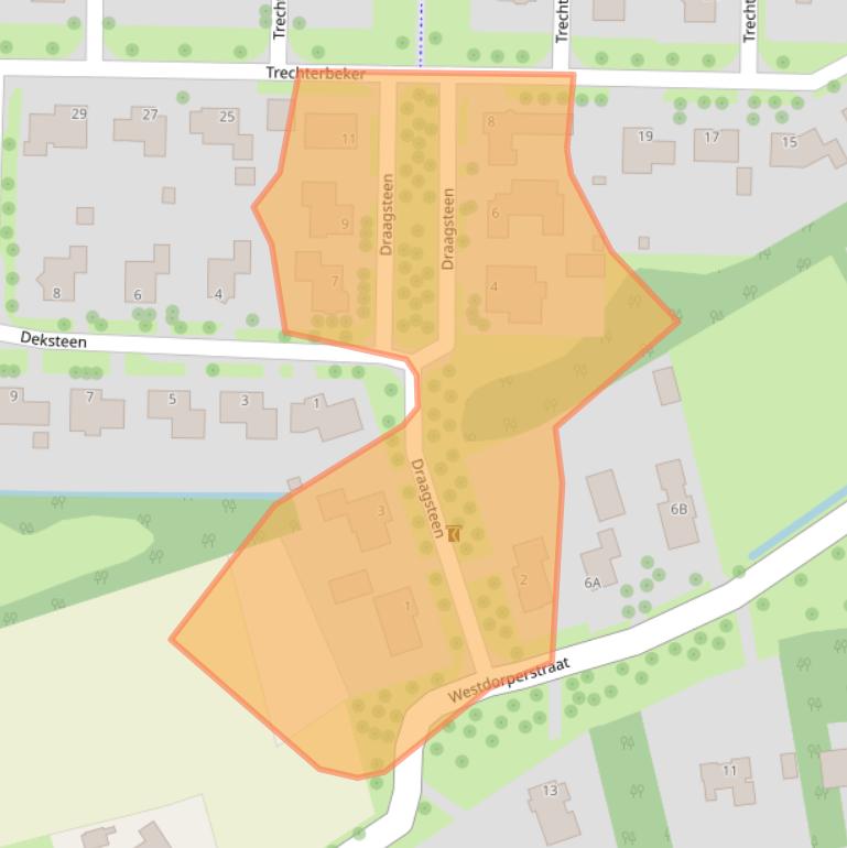 Kaart van postcodegebied 9531PE.