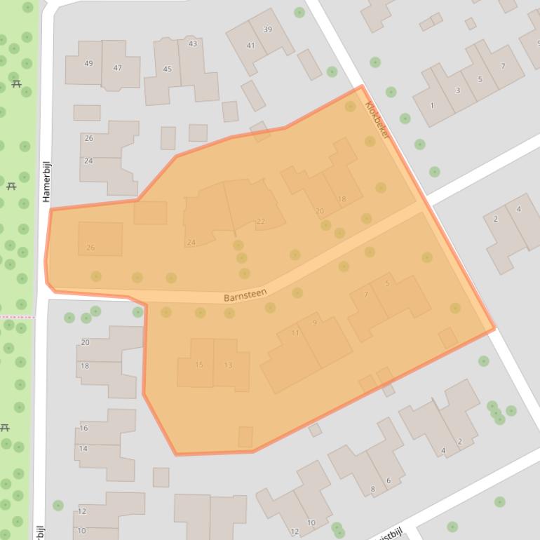 Kaart van postcodegebied 9531PL.