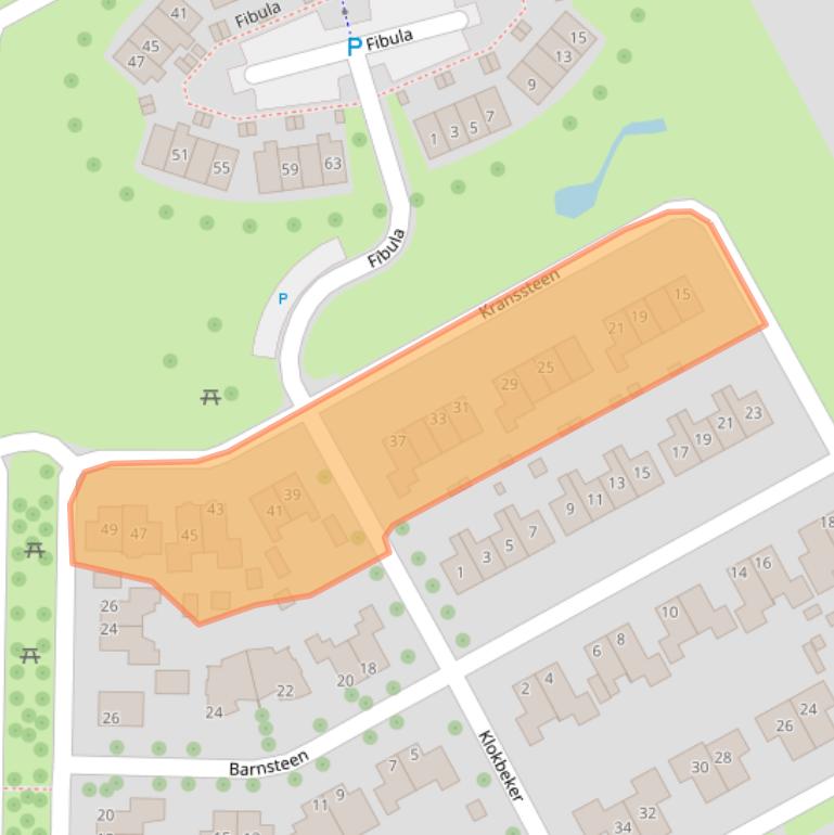 Kaart van postcodegebied 9531PP.