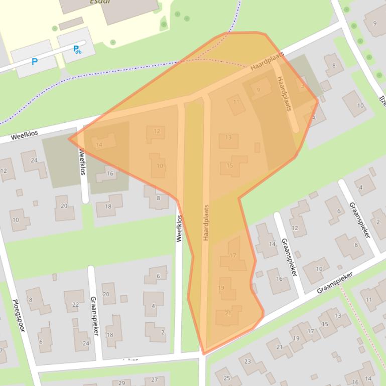 Kaart van postcodegebied 9531PV.