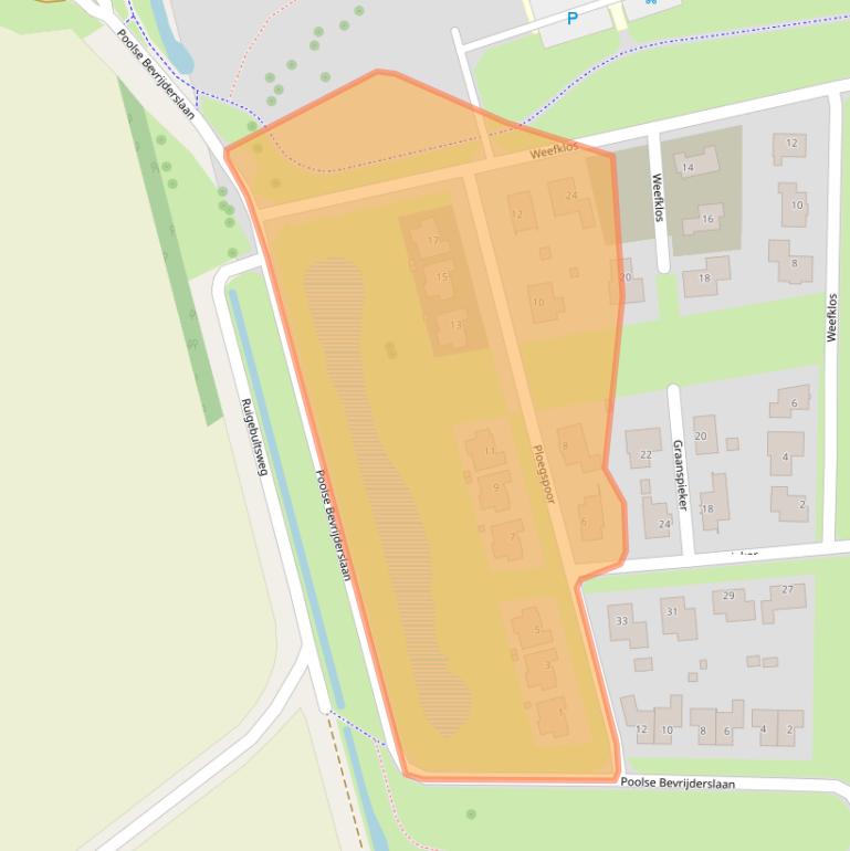 Kaart van postcodegebied 9531PX.