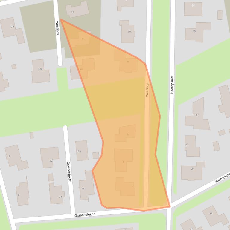 Kaart van postcodegebied 9531PZ.