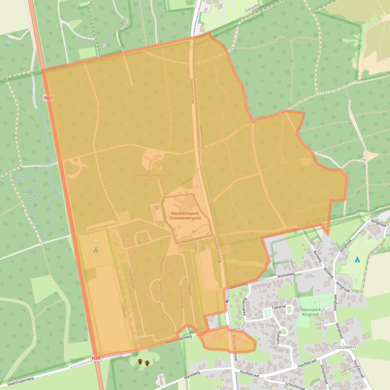 Kaart van postcodegebied 9533PC.