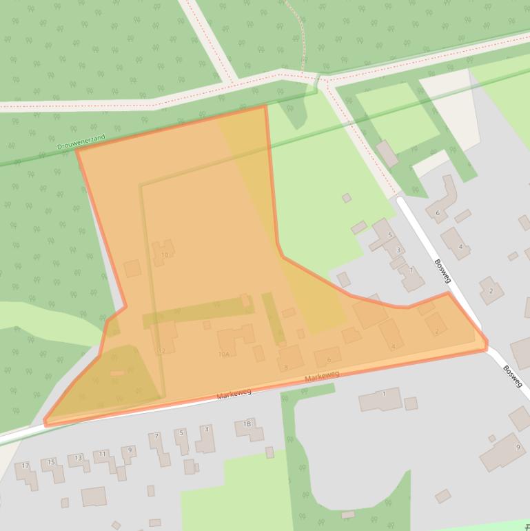 Kaart van postcodegebied 9533PH.