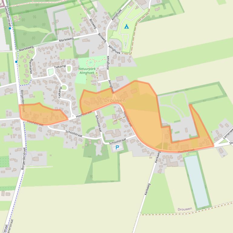 Kaart van postcodegebied 9533PJ.