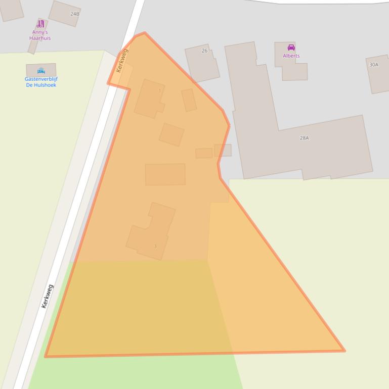 Kaart van postcodegebied 9533PR.