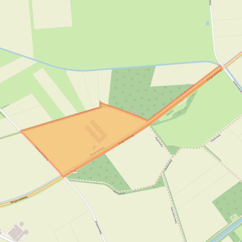 Kaart van postcodegebied 9534TE.