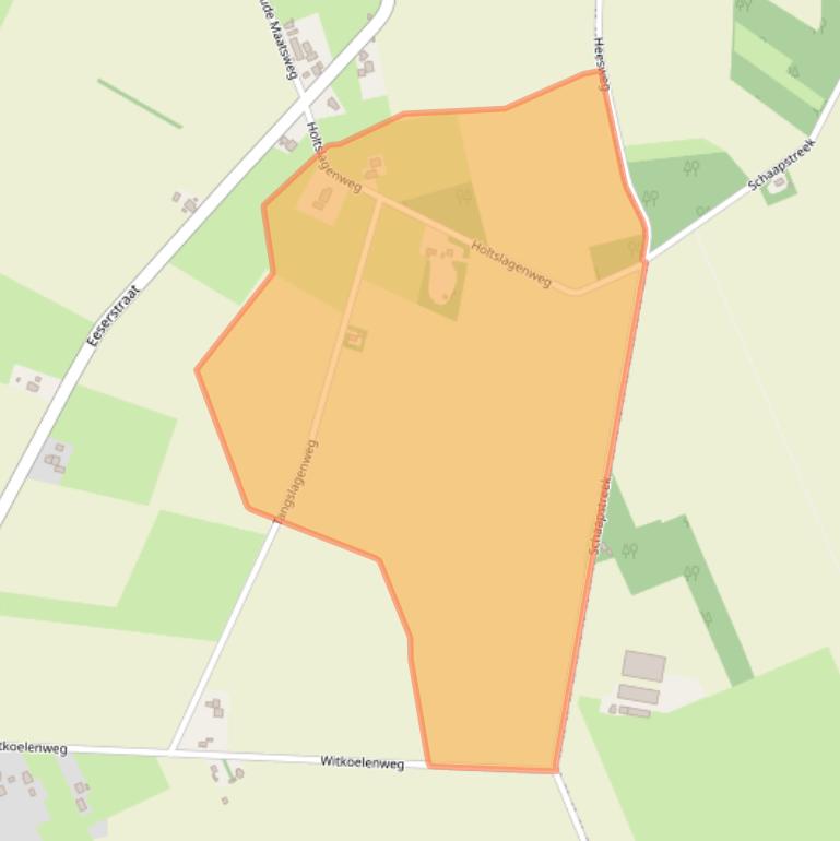 Kaart van postcodegebied 9537TG.