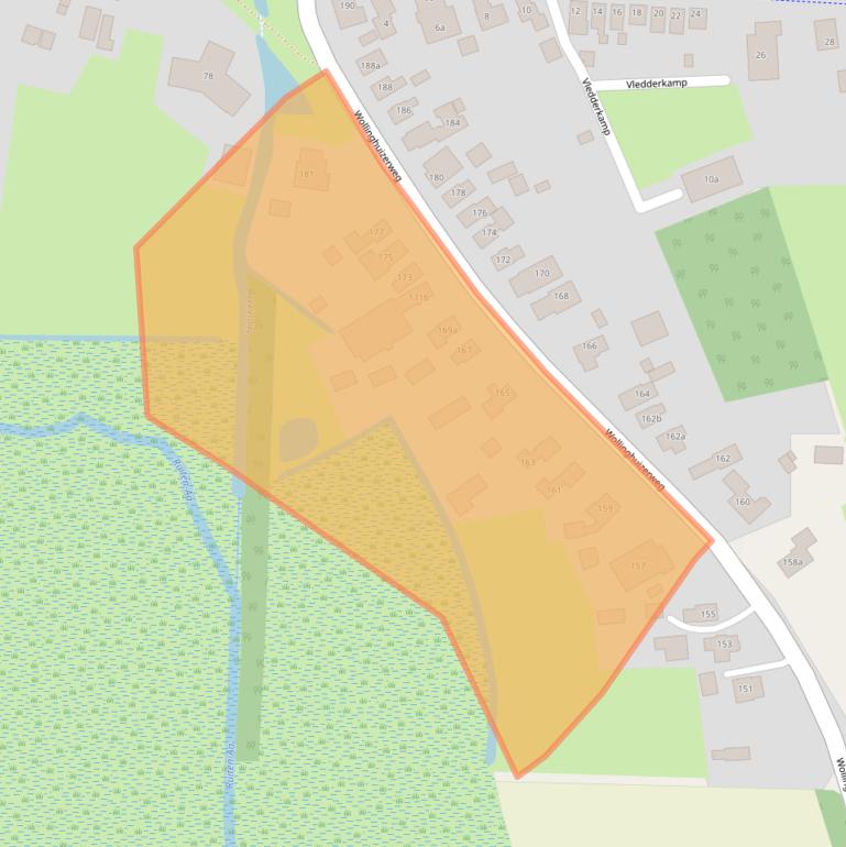 Kaart van postcodegebied 9541AT.