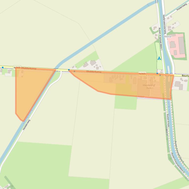 Kaart van postcodegebied 9541BD.