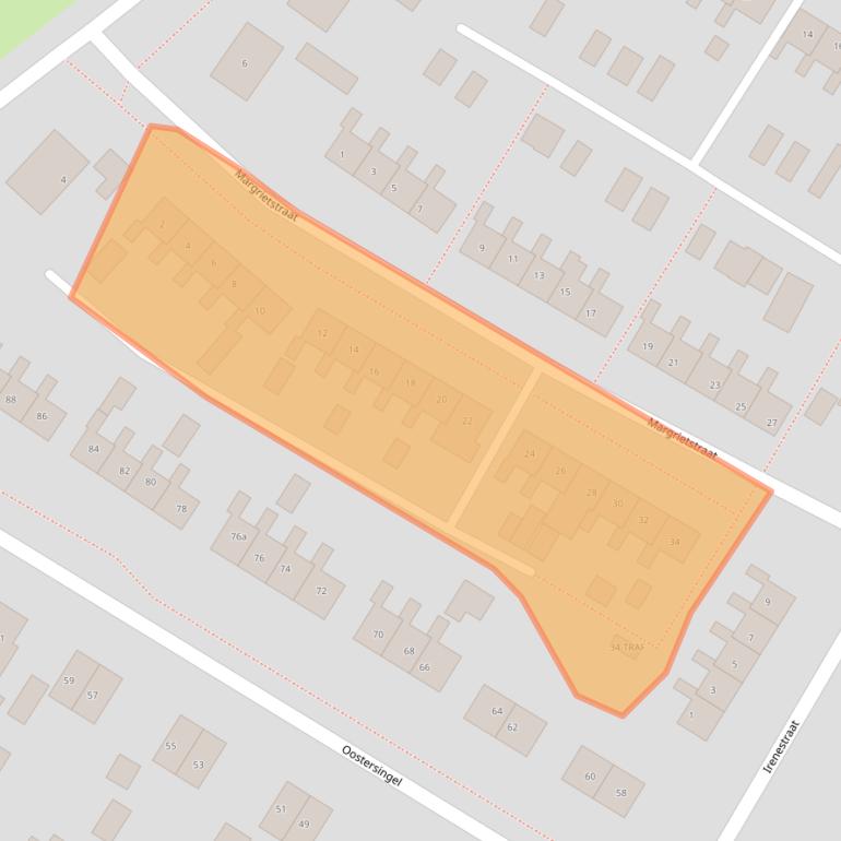 Kaart van postcodegebied 9541BZ.
