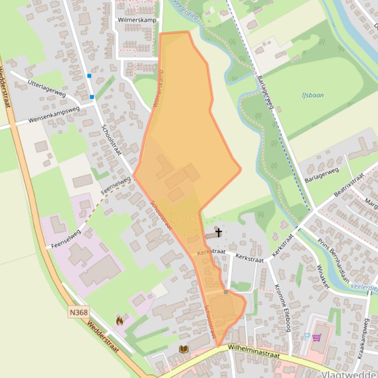 Kaart van postcodegebied 9541CK.
