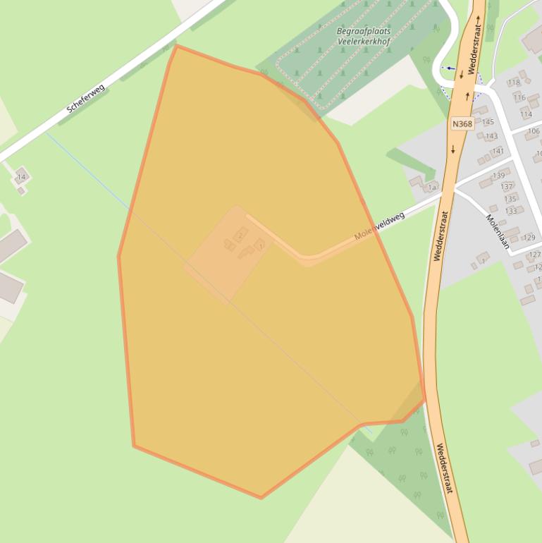 Kaart van postcodegebied 9541EA.