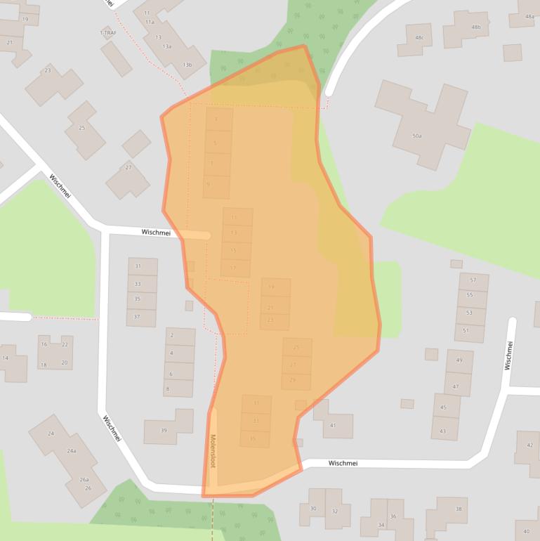 Kaart van postcodegebied 9541HB.