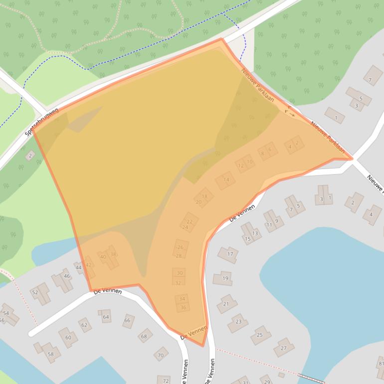 Kaart van postcodegebied 9541LB.