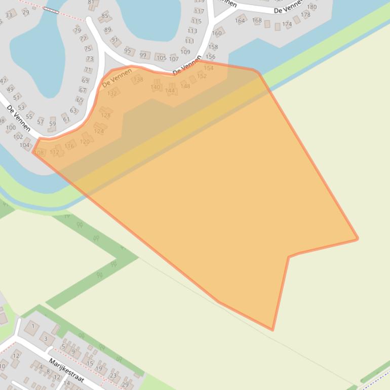 Kaart van postcodegebied 9541LD.