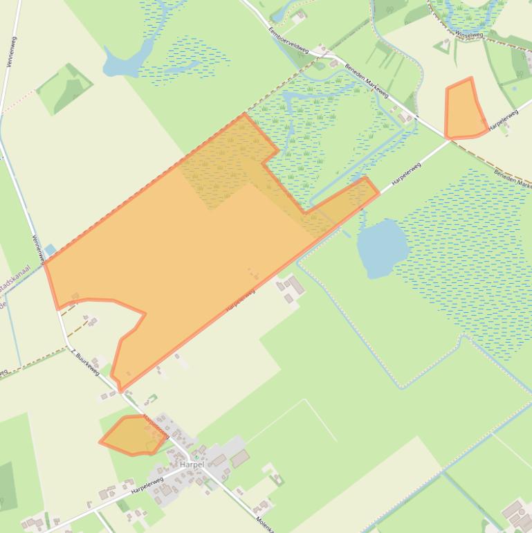 Kaart van postcodegebied 9541TS.