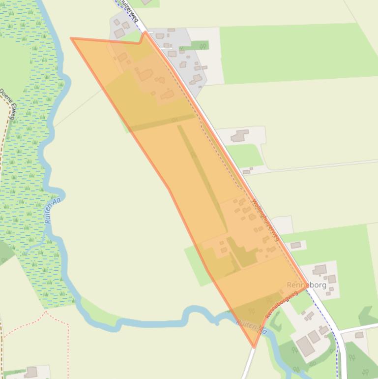 Kaart van postcodegebied 9541VB.