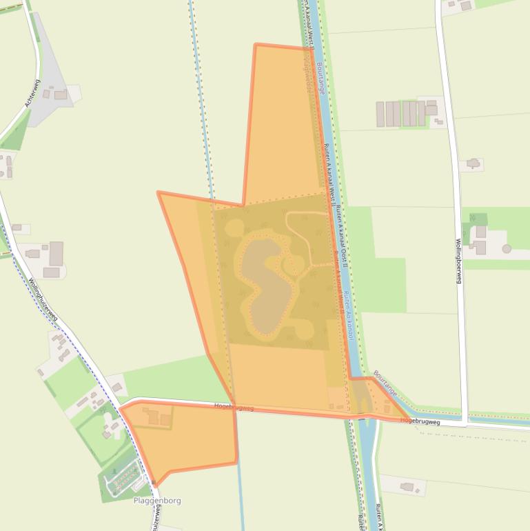 Kaart van postcodegebied 9541VG.