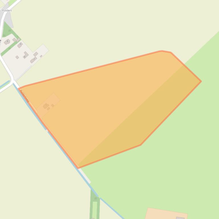 Kaart van postcodegebied 9541XG.