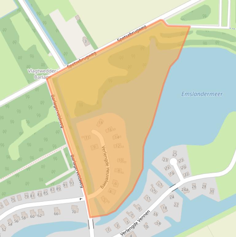 Kaart van postcodegebied 9541ZB.