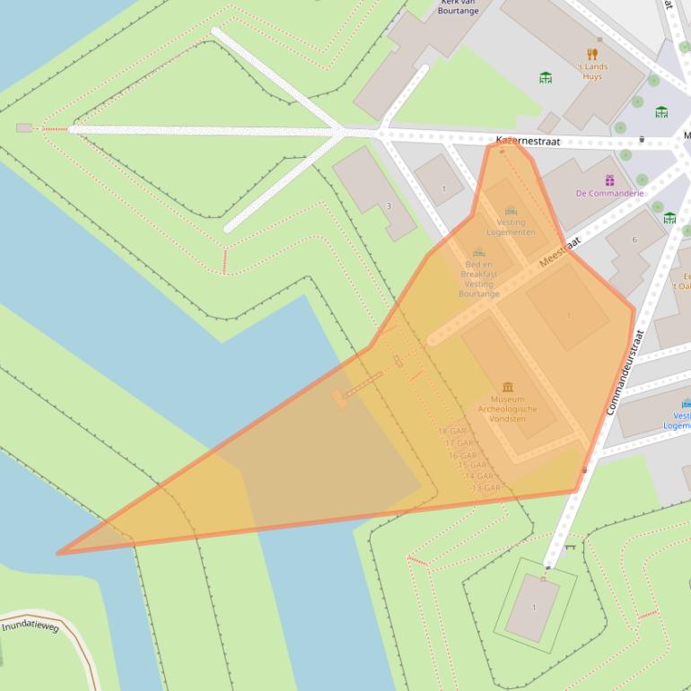 Kaart van postcodegebied 9545PJ.