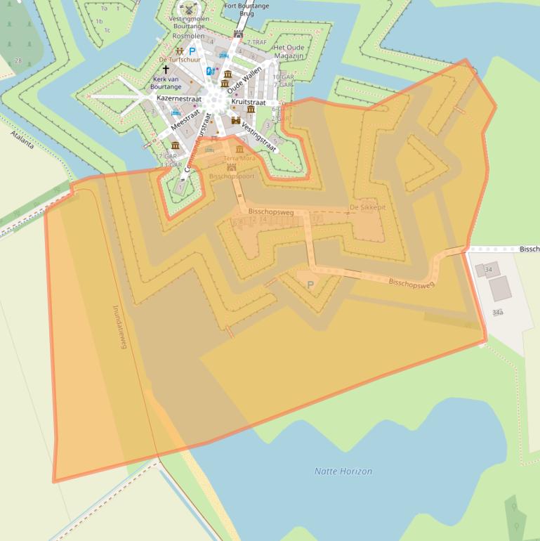 Kaart van postcodegebied 9545PK.