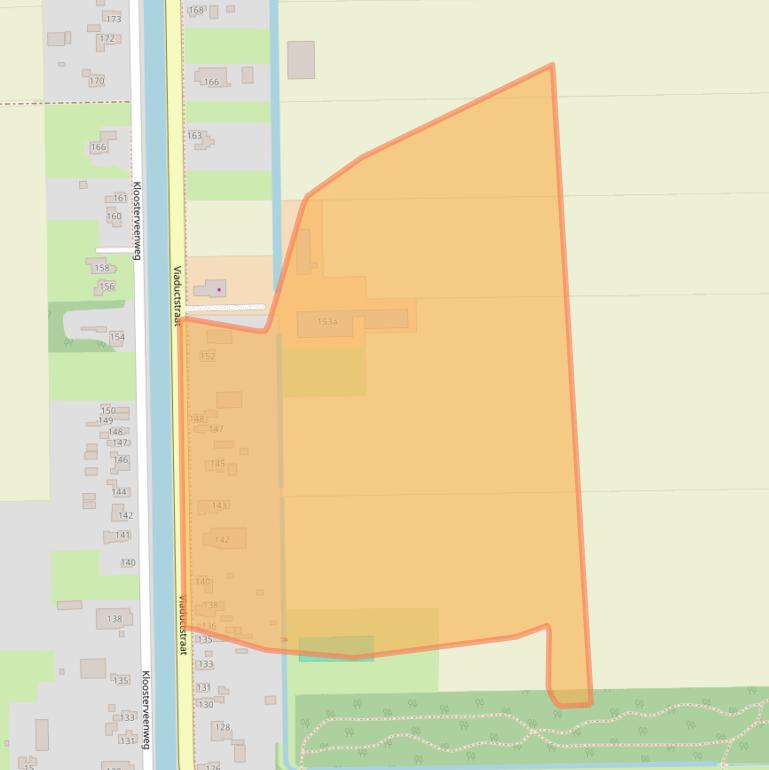 Kaart van postcodegebied 9561AH.