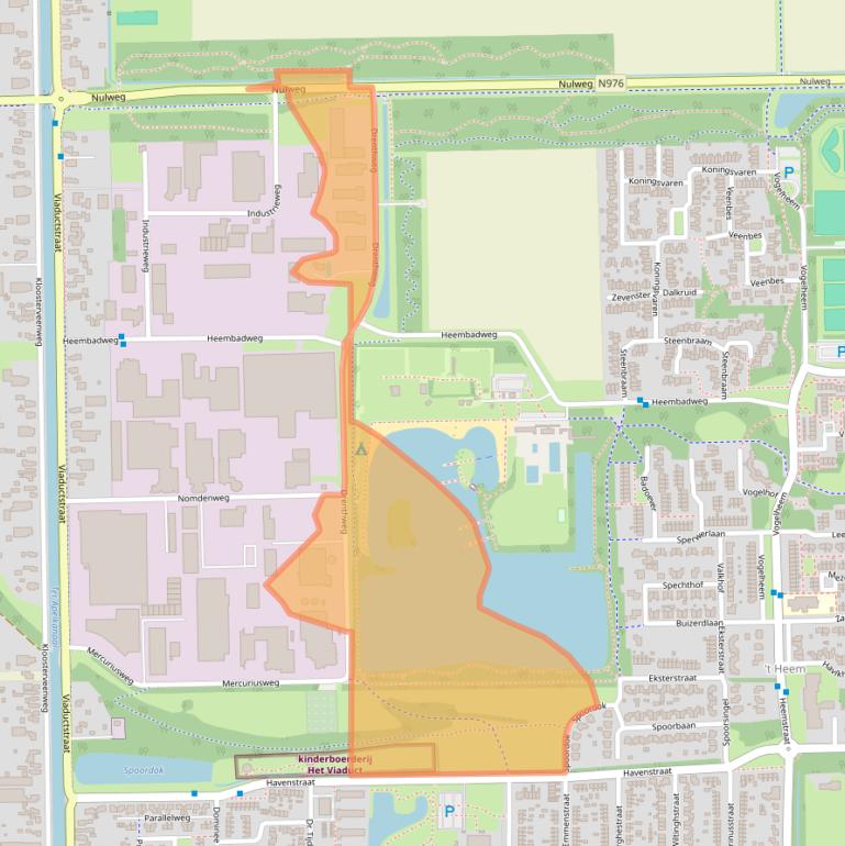 Kaart van postcodegebied 9561AZ.