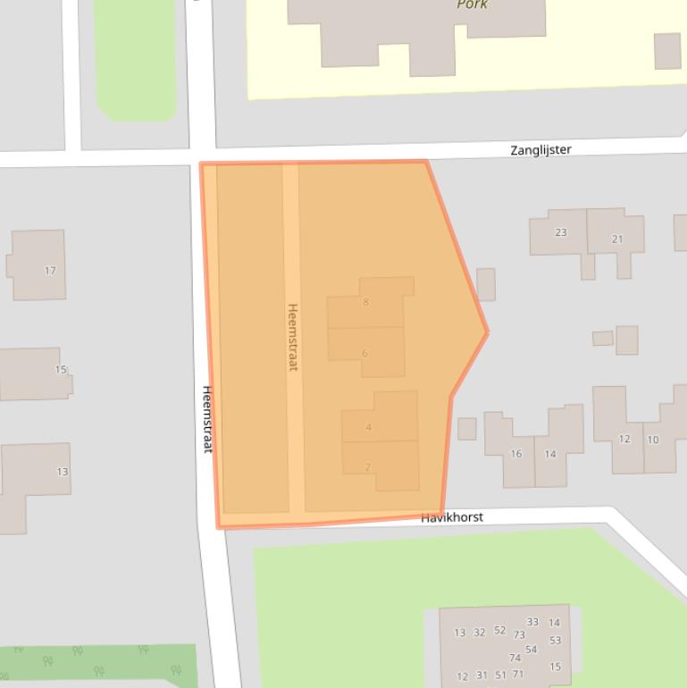 Kaart van postcodegebied 9561BP.