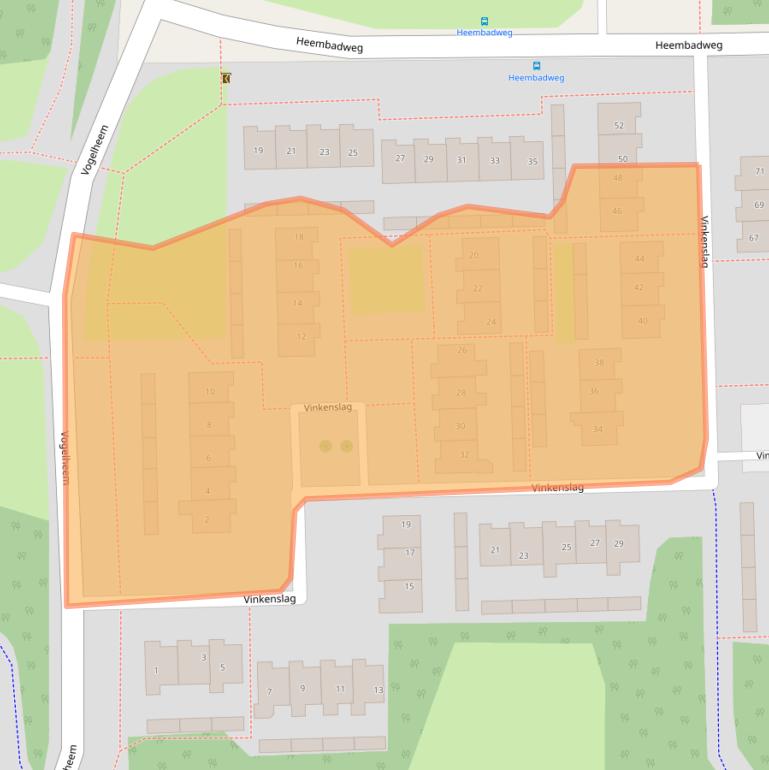 Kaart van postcodegebied 9561CP.